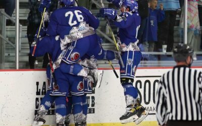 Bighorns take a 9-1 win over the Bozeman Icedogs in home exhibition game