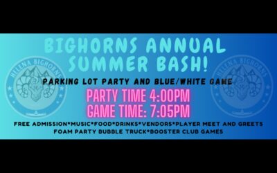 BLUE/WHITE GAME AND PARKING LOT PARTY!